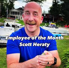 I'd like to celebrate June's employee of the month. Congrats to Scott