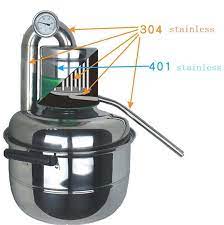 New 10l Stainless Alcohol Distiller Moonshine Still Home Brew Kit Oil Boiler Alcohol Still Home Brewing Equipment Moonshine Still