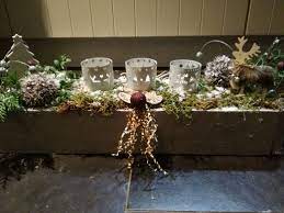 langwerpig tafel kerststuk kerst deco kerst kerstmis