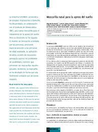 En el siguiente link encontrarán el link para descargar el texto en pdf. Mascarilla Nasal Para La Apnea Del Sueno