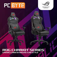 Rog chariot rgb gaming chair in racing car style featuring memory foam lumbar support, 4d armrests, tilt mechanism and durable class 4 gas lift. Asus Rog Chariot Rgb Sl300c Chariot Core Sl300 Gaming Chair Shopee Malaysia