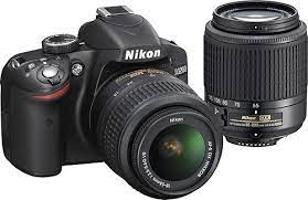 Nikon D3200 Dslr Camera With 18 55mm Vr And 55 200mm Lens Black 13309 Best Buy