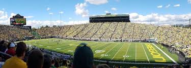 Autzen Stadium Section 27 Row 36 Seat 21 Oregon Ducks