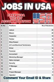 You can get the usa work permit by completing an application and filling the ead form. Work Permit Jobs In Usa 2018 Uae Jobs Network Facebook