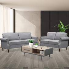 Everyone's favorite swedish retailer has a nice white farmhouse modern small. Office Mecor 2 Piece Living Room Sofa Set Modern Fabric Couch Furniture Upholstered Single Sofa Chair And Loveseat For Living Room Apartment And Small Space Bedroom Furniture Kolenik Living Room Furniture