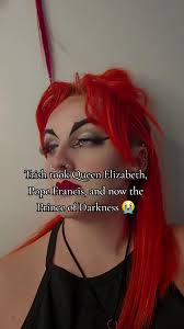 Someone stop this lady 😭 #ozzy #queenelizabeth2 #popefrancis #trishap...