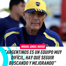 MIGUEL ÁNGEL RUSSO HABLO EN CONFERENCIA DE PRENSA TRAS EL EMPATE EN CERO El  director técnico de Boca hablo ante los medios luego del empate en cero  ante Argentinos Juniors. Russo se