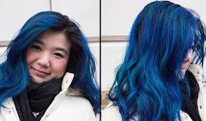 Hair Chronicles Blue Hair Midnight Blue Hair Front Hair Styles