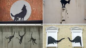 What IS Banksy plotting? Rumours swirl over 'grand reveal' after mysterious  artist unveils FOUR artworks in four days | The US Sun