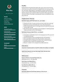 Real estate agents need to be business savvy and personable. Real Estate Agent Resume Examples Writing Tips 2021 Free Guide