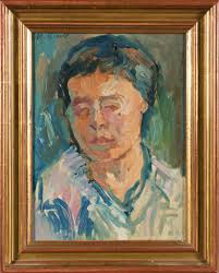 NELL BLAINE Portrait of Dilys Evans.