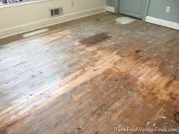 It's a great way to add interest to a room since you still get the texture of the grain but with a much follow yetman's easy steps for using paint to update hardwood floors Painting A Hardwood Floor Farm Fresh Vintage Finds