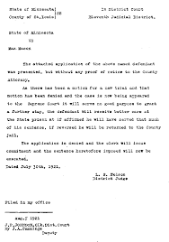 Max Mason Case No 6785 Order For Issuance Of Commitment August 1921 It is an order from the judge issued to put a person in custody. minnesota historical society