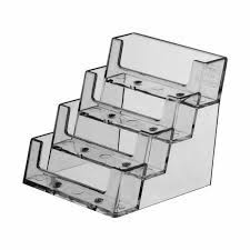At business networking events you collect many business cards and pass out your own. 4 Tier Business Card Holder Universum Vkf Renzel