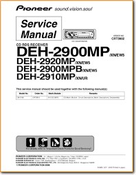 Wiring mp diagram radio 20deh p2900. Pioneer Deh 2900 Mp Automotive Audio On Demand Pdf Download English