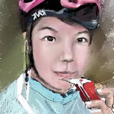 Cut short my narration... Who is this cyclist?