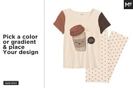 Pyjama Set Mock Up Pajama Set Fashion Logo Pajamas