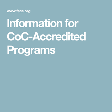 Information For Coc Accredited Programs Coc Programming Cancer