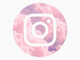 Light up your walls with fabulous sparkling glitter wallpaper. Hd Round Pink Cloud Aesthetic Instagram Ig Logo Icon Png Citypng