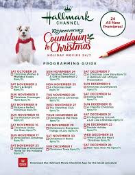Movie Guide Countdown To Christmas 2019 Holiday Movie Christmas Countdown Hallmark Christmas Movies