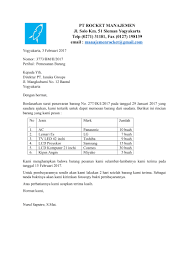 Demikian surat penawaran ini kami sampaikan. Contoh Surat Pengajuan Pemesanan Produk Teks Negosiasi Tulis Mataloka Cute766