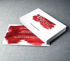 Use the reverse side for appointment reminders, loyalty stamps, or as a blank canvas to showcase something about your business. Kishore Sarees Business Card Design Business Card Design Card Design Visiting Cards