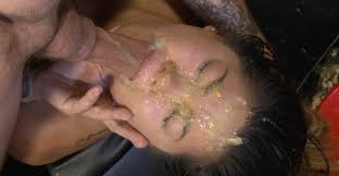 The most brutal degradation of an Asian whore FACEFUCK! - ThisVid.com