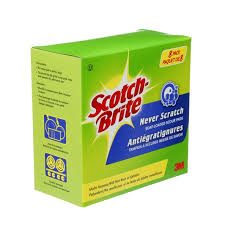 scotch brite never scratch soap loaded scour pads