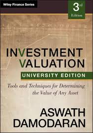 Jouer les taxis pour étudiant, au volant de voitures. Investment Valuation Tools And Techniques For Determining The Value Of Any Asset University Edition 3rd Edition Wiley
