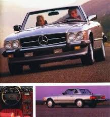1987 Mercedes 560sl Brochure Page Mercedes Benz Classic Mercedes Sl Mercedes
