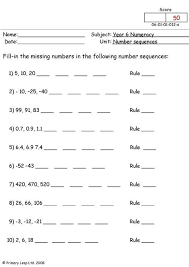 Primaryleap Co Uk Number Sequences Worksheet Sequencing Worksheets Math Fact Worksheets Number Sequence
