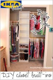 How To Build Your Own Closet Built Ins Using A Billy Bookcase Ikea Hack House Of Hepworths Closet Built Ins Closet Remodel Closet Makeover