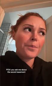 Watch the horrifying moment woman realises her under-stairs storage is  another room with a secret door to main street