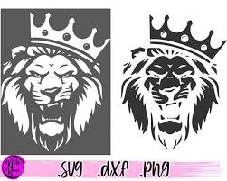 King Lion Svg Png Royal Lion In Crown Svg Lion S Head Etsy Lion Head Drawing Lion Head Lion Images