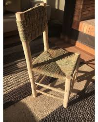 Prix spécial 649,00 dhs ancien prix 799,00 dhs. Chaise En Bois Et Doum Artisanat Maroc Marrakech Deco