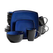 4.4 out of 5 stars, based on 37 reviews 37 ratings current price $11.98 $ 11. Gibson Elite Soho Lounge 16 Piece Reactive Glaze Durable Microwave And Dishwasher Safe Plates Bowls And Mugs Dinnerware Set Blue Target