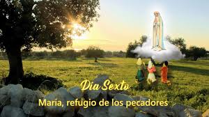 El 13 de mayo de 1917 los tres niños vieron una aparición de la virgen maría que les dijo, entre otras cosas, que regresaría durante los en la tercera aparición de la virgen, el 13 de julio, a lucía se le revela el secreto de fátima. Novena A Nuestra Senora De Fatima Dia 6 Youtube