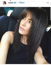Curtain bangs have made their way onto the list of hair trends to love this year and we're excited to see the wispy bang hairstyle take over our social feeds once again. Dark Hair With Highlights And Curtain Bangs Novocom Top