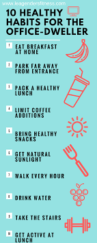 10 Healthy Habits For The Office Dweller Lea Genders Fitness Healthy Habits Healthy Office Office Health