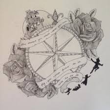 My Peter Pan Themeed Tattoo Design Peter Pan Tattoo Disney Tattoos Disney Symbols