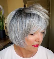 She is almost over 70 but her hairstyle look really flattering. 50 Fabulous Gray Hair Styles Julie Il Salon
