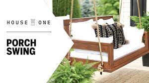 How To Build An Easy Diy Porch Swing House One Youtube