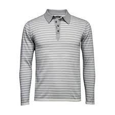 5.0 out of 5 stars. Men S Striped Long Sleeve Polo Shirt Hommard
