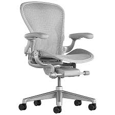 Aeron Office Chair Size C Mineral In 2019 Herman Miller