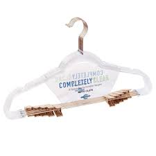 See also free coupon codes for gold hangers and find the best price for gold hangers from any store at once at thefindom online shop. Completely Clear Non Slip Acrylic Hangers With Clips Hanger Clips Hanger Space Saving Hangers