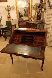 01 48 40 27 78. Bureau De Pente En Acajou Massif Epoque Louis Xv Xviiie Siecle N 73810