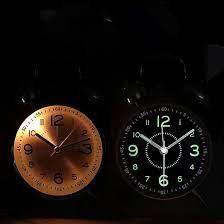 JINSBON Retro Twin Bell Alarm Clock, 4”Loud Ringing Alarm Clock With  Powerful Wake Up Call With Night Light For Office Workers And  Students-green : Amazon.co.uk: Everything Else