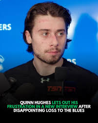 After the summer to process a winter of upheaval with the Vancouver  Canucks, captain Quinn Hughes said he hasn't made any decisions about his  long-term future with the team. Iain MacIntyre has