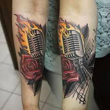 Get daily tattoo ideas on socials. 16 Rockabilly Microphone Tattoos Tattoodo
