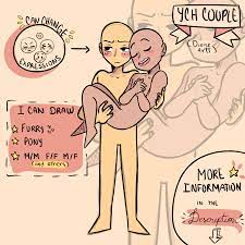 Holding || Ych Couple - YCH.Commishes